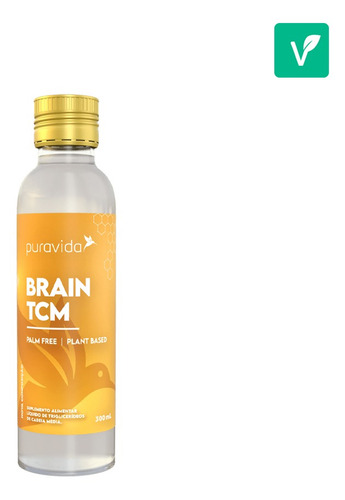 Brain Tcm (300ml) Óleo De Coco Puravida