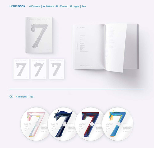 K-pop Bts Map Of The Soul 7 Version 2 Albumgift-extra