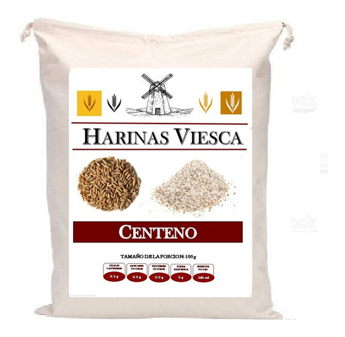 25 Kg De Harina De Centeno Artesanal Excelente Calidad