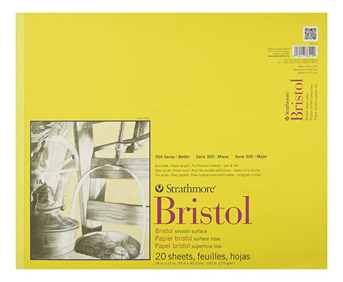 Strathmore Cuaderno De Dibujo De La Serie 300 Bristol - Pap.
