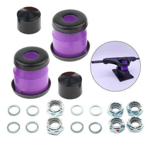 6 Kit De Bujes De Camión De Monopatín Copa De Monopatín