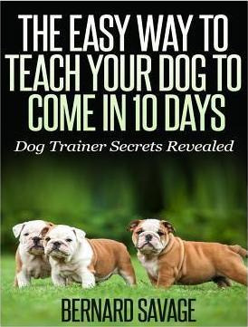 Libro The Easy Way To Teach Your Dog To Come In 10 Days -...