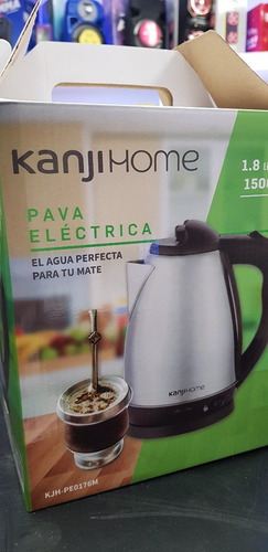 Imagen 4 de 10 de Pava Electrica Con Corte Para Mate Kanji Pe0176m (cod 2418)