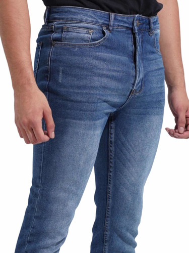 Jeans Hombre Slim Fit Elásticado