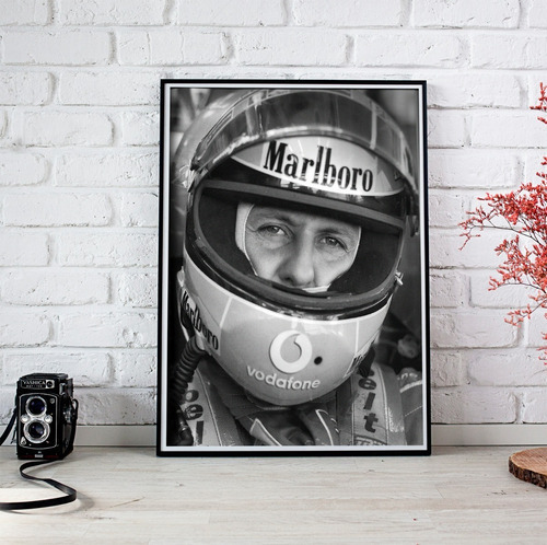 Vinilo Decorativo 21x30cm Poster Michael Schumacher 03