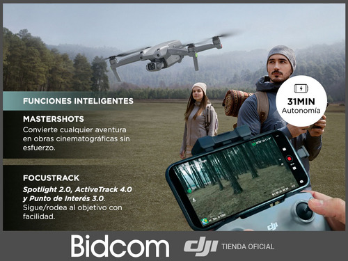 Imagen 5 de 10 de Drone Dji Air 2s C/ Cámara 5.4k Hdr Fly More Combo