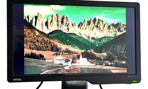 Monitor Benq Led 16 Pulgadas Vga + Cables Wide Screen º6 Negro (Reacondicionado)