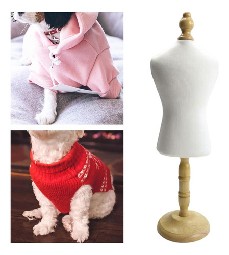 Mini Vestido De Cachorro Em Forma De Manequim Suporte De M