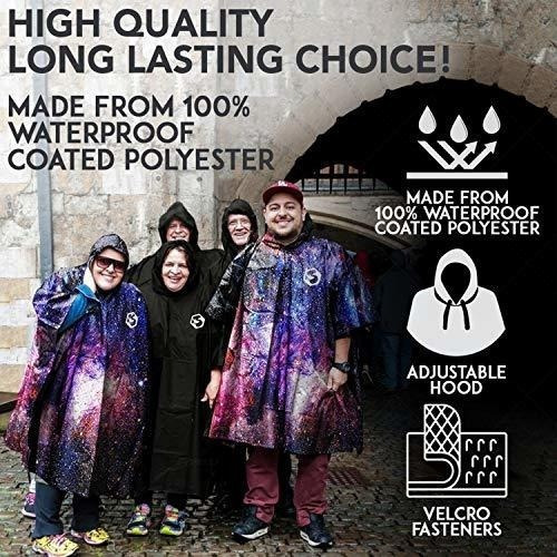 Imagen 4 de 4 de Ponchos Impermeables Militares Emergencia Foxelli Lluvia Po