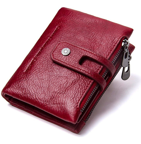 Contacts - Monedero De Piel Auténtica Con Doble Cremallera P