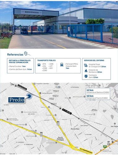 Alquiler De Galpón / Nave Industrial Apto Industria Categoría 3 Garin Zona Norte