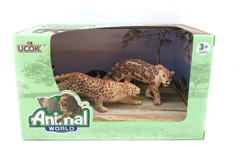 Playset Figuras Animal World Leopardo (11137)