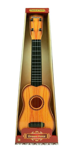 Imagem 1 de 3 de Ukulele Mini Violão Infantil Acústico Cordas Brinquedo Aço