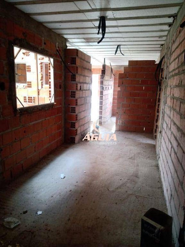 Cobertura Com 2 Dormitórios À Venda, 48 M² Por R$ 400.000,00 - Vila Alto De Santo André - Santo André/sp - Co0856