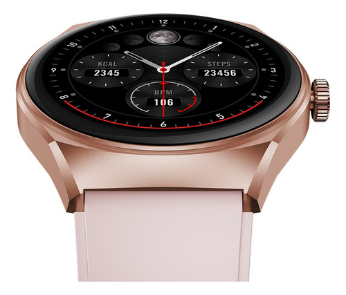 Smartwatch Reloj Inteligente Stf Kronos Trek 1.38 Rosa Mesh Rosa Rosa