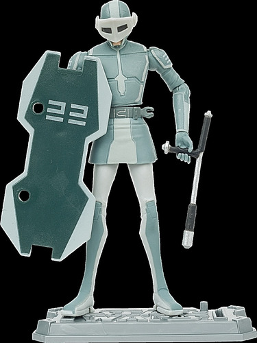 Boneco Mandalorian Police Officer Clone Wars - 10 Cm + Case