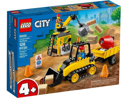 Lego City 60252 Bulldozer De Construccion Mundo Manias