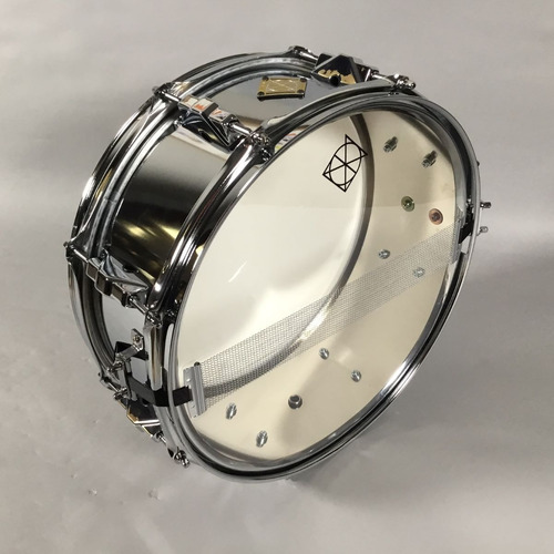 Redoblante De Acero Tambor Dixon 14x5,5 Cromado 8 Torres
