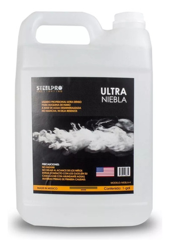  Liquido De Humo Ultra Niebla Galon - Steelpro 