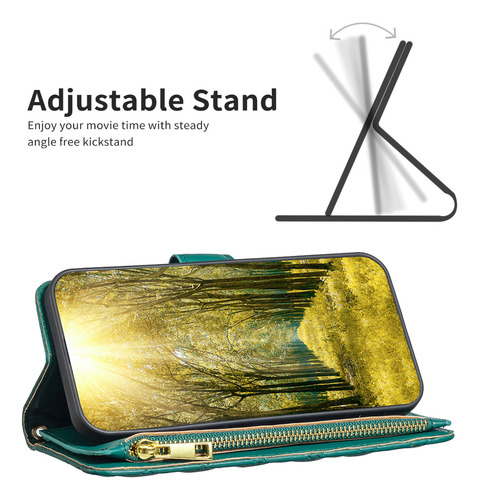 Funda Para Teléfono Redmi 13c/14pro/ 14, Estilo Cartera, Pulsera, Ranura Para Tarjetas, Funda De Piel Con Tapa