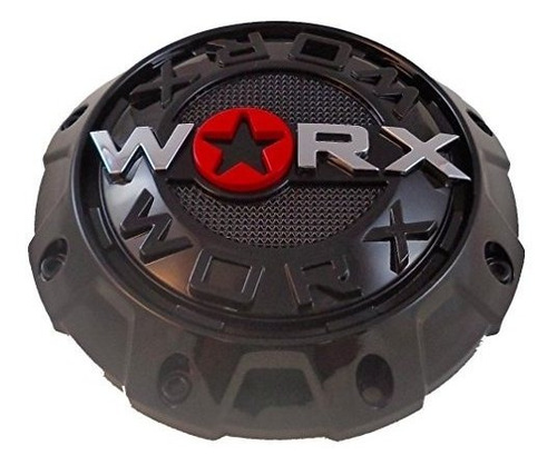 Perno, Worx Gloss Black Wheel Center Caps (conjunto De Uno) 