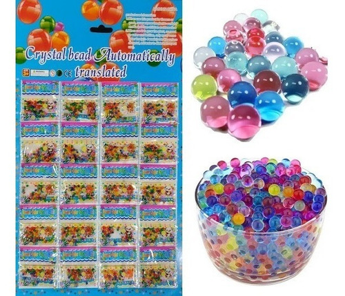 Imagen 1 de 4 de 40 Bolsitas De Biogel Hidrogel Bolitas De Agua, Diverti Toys