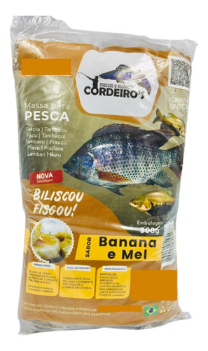 Massa Pesca Banana E Mel Tilapia Tambacu Tambaqui Pacu Cor Bananamel