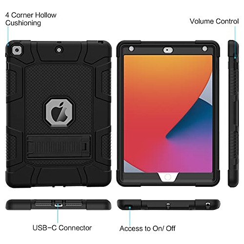 Fundas Y Estuches Para Tablets Color Negro De 10,2 Pulgadas