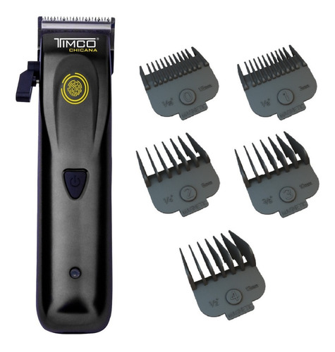 Maquina Para Cabello Terminadora Profesional Combo Timco N2 Color Negro/Dorado