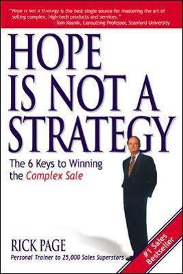 Libro Hope Is Not A Strategy: The 6 Keys To Winning The C...