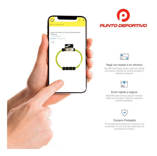 Banda Con Manija O Fitness Entrenamiento Dribbling