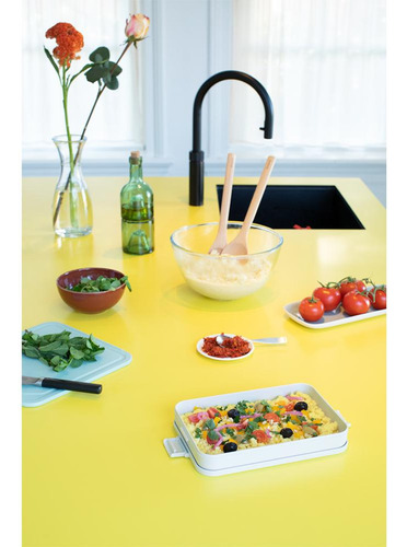 Contenedor Para Almuerzo Make & Take Plano Light Grey