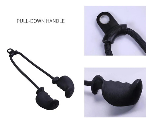 Cuerda Ergonómica Para Tríceps Que Se Pliega Con