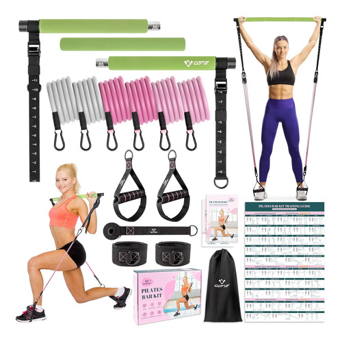 Kit De Barra De Pilates Bandas De Resistencia, Barra De...