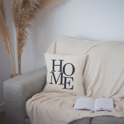 Imagen 3 de 9 de Almohadón Decorativo Frases 40x40 Funda + Relleno