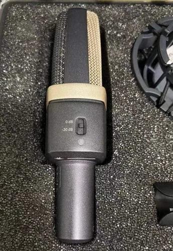 Microfone Akg C314 Condensador Multi-pattern Zerado Preto/cinza