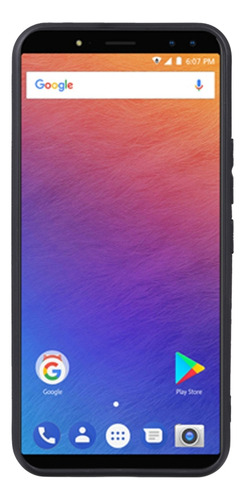 Capa Preta De Tpu Para Ulefone Power 3/power 3s