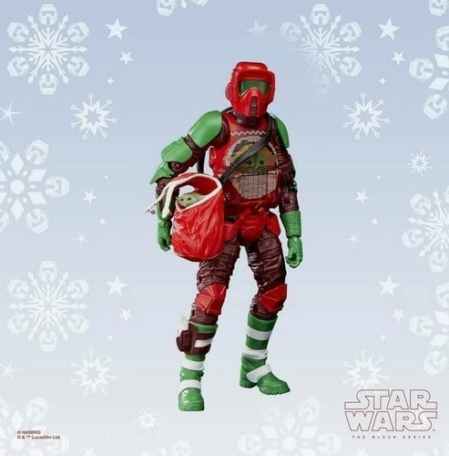 Star Wars Black Series Scout Trooper Holiday Edition Grogu