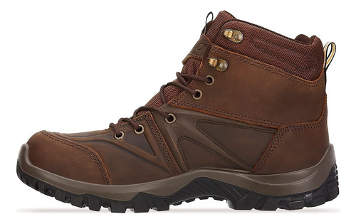 Bota Urbana Ve52375q Reforzada Liso Cordones