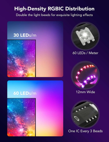 Tira Led Imita El Color De La Tv 75 A 85 Govee Envisual T2