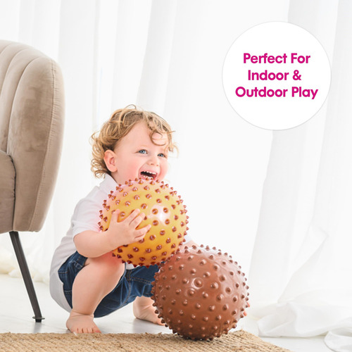 Juguete Para Niños Pequeños Edushape Boho Chic Cream - Puntos De Color Desinflados Con Bomba