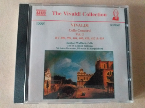 Cd Vivaldi /  Cello Concerti Vol. 1