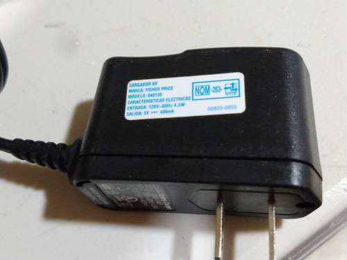 Imagen 6 de 6 de Cargador Original 6v De La Marca Fisher Price, Power Wheels