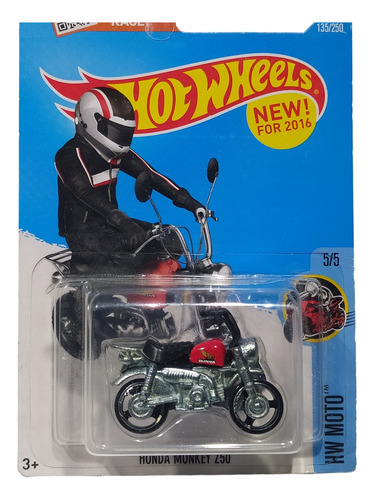 Hot Wheels Honda Monkey Z50 135/250 Ed-2017 Usa  Bb-2