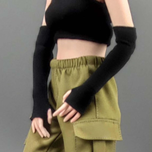4 Ropa De Muñeca Hecha A Mano Con Mangas De Brazo Negro A