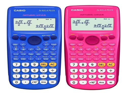 Calculadora Cientifca Casio Fx-82la Plus Azul O Rosa