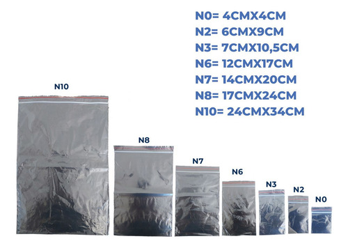 Sacos Plásticos Tipo Ziplock Nº08 17x24cm Com 200 Saquinhos