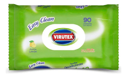 Virutex Toallas Desinfectante Multiuso 90 Unid