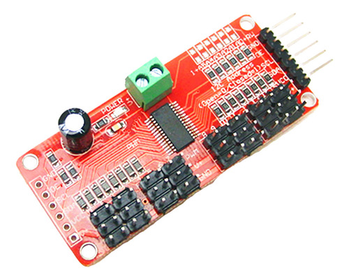 Para 16channel 12-bit Pwm Servo Motor Conductor I2c Módulo