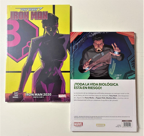 Iron Man Tony Stark Iron Man 2020 Parte 02 Panini Stock